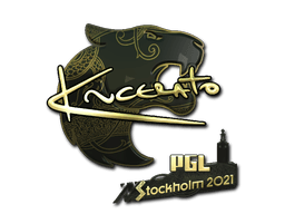 Samolepka (KSCERATO zlatá PGL Stockholm 2021)