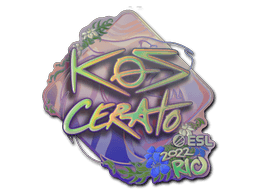 Klistermærke (KSCERATO holo Rio 2022)