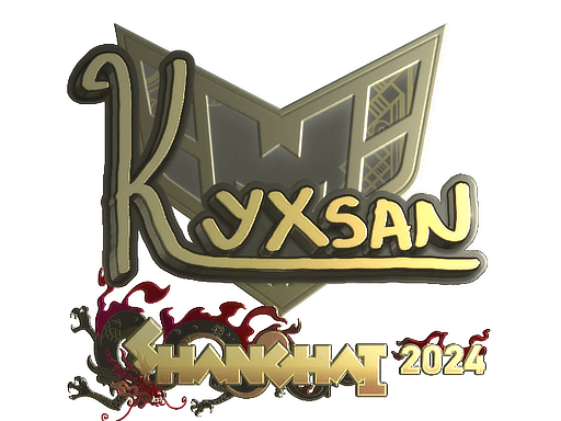 Samolepka (kyxsan zlatá Perfect World Shanghai 2024)