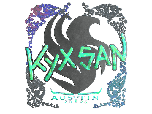 Klistermærke (kyxsan holo Austin 2025)