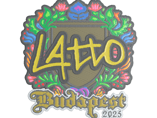 Adesivo (latto Ricamato Budapest 2025)