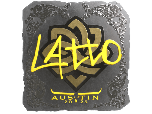 Klistermærke (latto folie Austin 2025)
