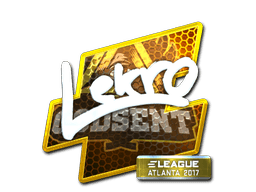 Klistermærke (Lekr0 folie Atlanta 2017)