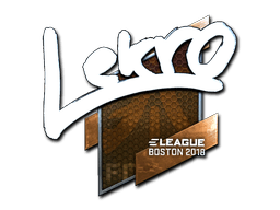 Klistermærke (Lekr0 folie Boston 2018)