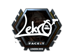 Klistermærke (Lekr0 folie London 2018)