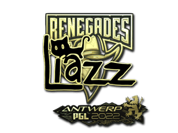 Samolepka (Liazz zlatá PGL Antwerp 2022)
