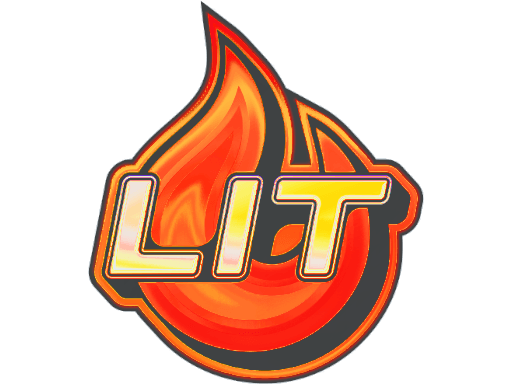 Samolepka (Lit holografická)