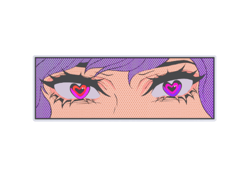 Klistermærke (Loving Eyes holo)