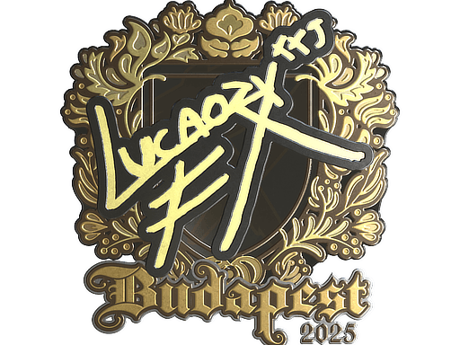 Samolepka (Lucaozy zlatá StarLadder Budapest 2025)