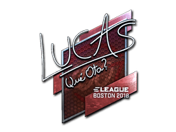 Klistermærke (LUCAS1 folie Boston 2018)