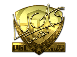 Samolepka (LUCAS1 zlatá Krakow 2017)