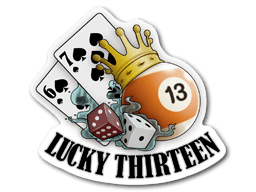 Klistermærke (Lucky 13)