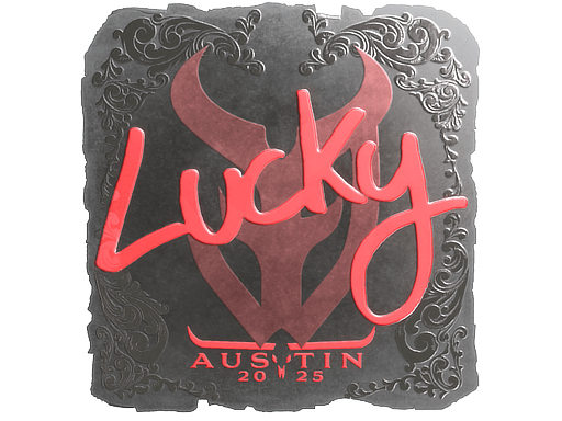 Klistermærke (Lucky folie Austin 2025)