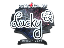 Klistermærke (Lucky folie Berlin 2019)