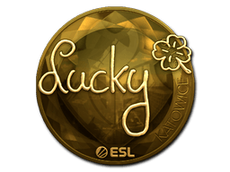 Samolepka (Lucky zlatá Katowice 2019)