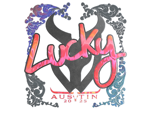 Klistermærke (Lucky holo Austin 2025)