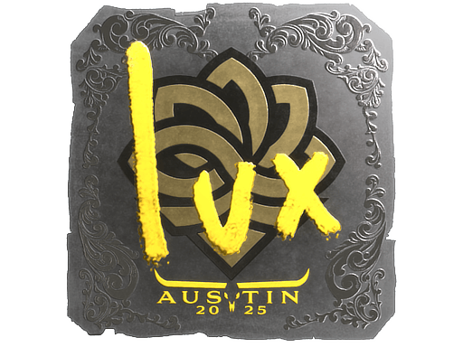 Klistermærke (lux folie Austin 2025)
