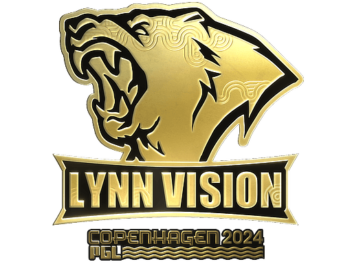 Samolepka (Lynn Vision zlatá PGL Copenhagen 2024)