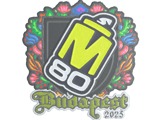 Samolepka (M80 vyšívaná StarLadder Budapest 2025)