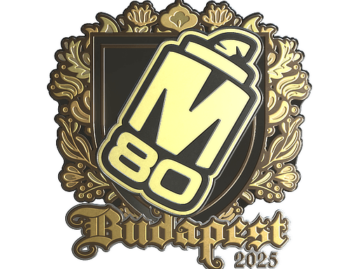 Samolepka (M80 zlatá StarLadder Budapest 2025)