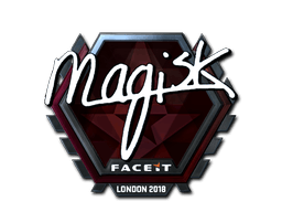 Klistermærke (Magisk folie London 2018)
