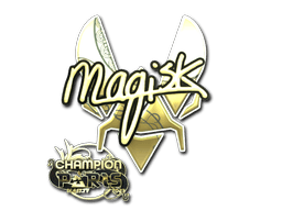 Samolepka (Magisk šampion, zlatá BLAST.tv Paris 2023)