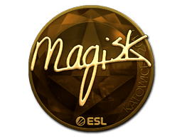 Samolepka (Magisk zlatá Katowice 2019)