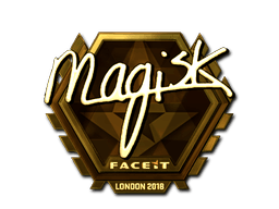 Samolepka (Magisk zlatá London 2018)