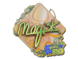 Klistermærke (Magisk holo Rio 2022)