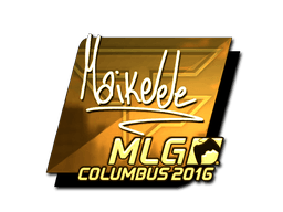 Samolepka (Maikelele zlatá MLG Columbus 2016)