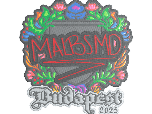 Samolepka (malbsMd vyšívaná StarLadder Budapest 2025)