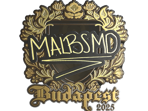Samolepka (malbsMd zlatá StarLadder Budapest 2025)