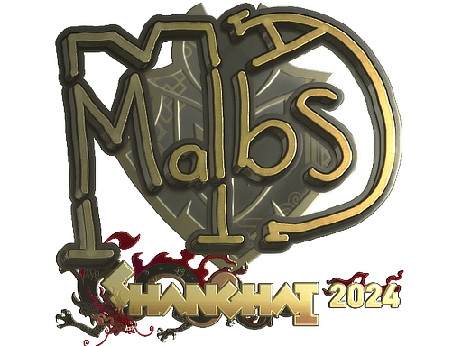 Samolepka (malbsMd zlatá Perfect World Shanghai 2024)
