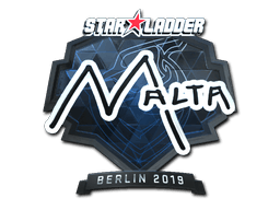 Klistermærke (malta folie Berlin 2019)