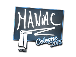 Aufkleber (Maniac Köln 2015)