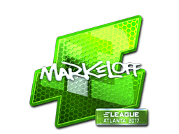 Klistermærke (markeloff folie Atlanta 2017)