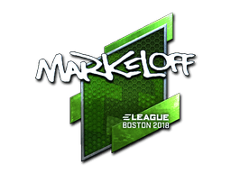 Klistermærke (markeloff folie Boston 2018)