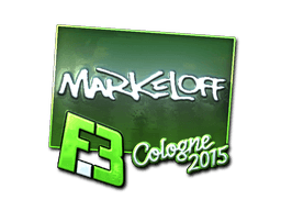 Klistermærke (markeloff folie Cologne 2015)