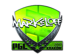 Klistermærke (markeloff folie Krakow 2017)