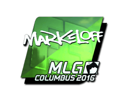 Klistermærke (markeloff folie MLG Columbus 2016)
