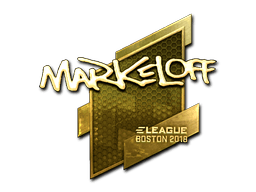 Samolepka (markeloff zlatá Boston 2018)