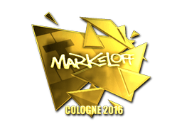 Samolepka (markeloff zlatá ESL Cologne 2016)