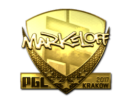 Samolepka (markeloff zlatá Krakow 2017)