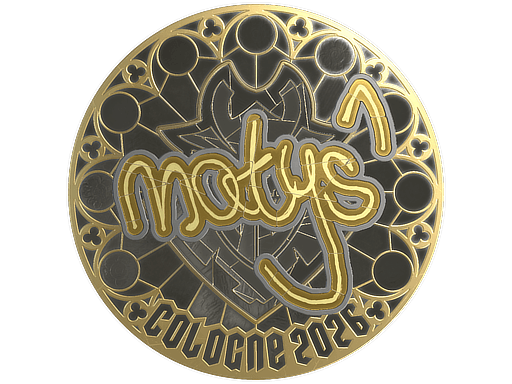 Klistermærke (MATYS guld Cologne 2026)