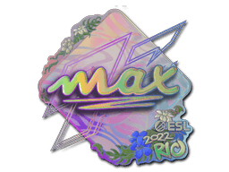 Klistermærke (max holo Rio 2022)