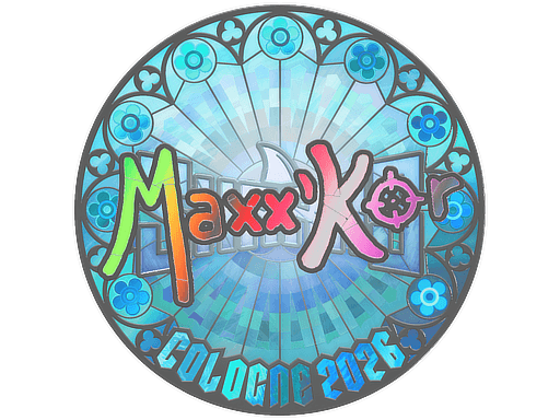 Klistermærke (maxxkor holo Cologne 2026)