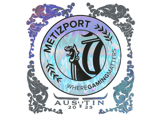 Klistermærke (Metizport holo Austin 2025)