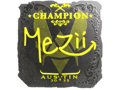 Samolepka (mezii šampion, speciální BLAST.tv Austin 2025)