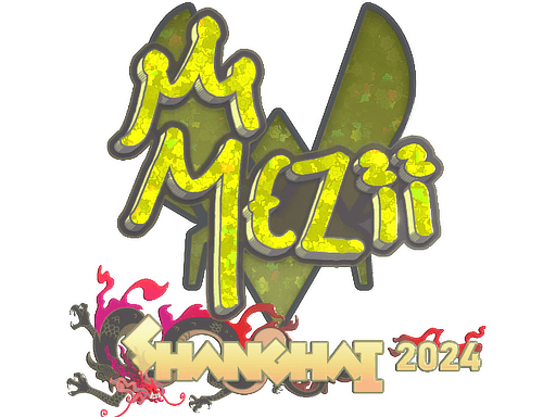 Klistermærke (mezii glitter Shanghai 2024)