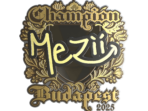 Samolepka (mezii šampion, zlatá StarLadder Budapest 2025)